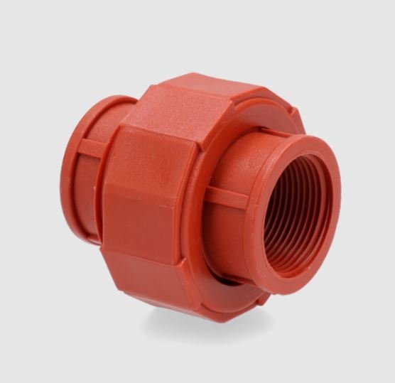 UNION DOBLE POLIPROPILENO DE 1/2 ROSCA